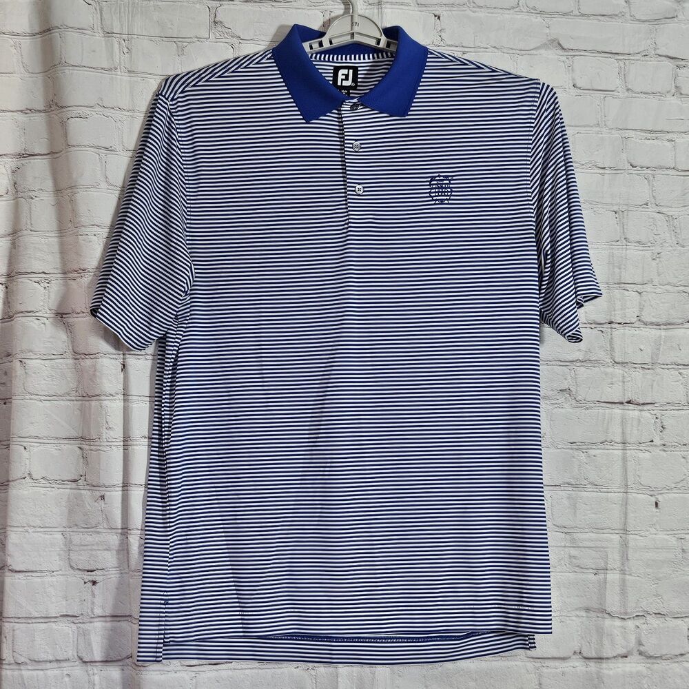 FootJoy Men's XL ProDry Performance Golf Polo Shirt Striped Merion Golf Club
